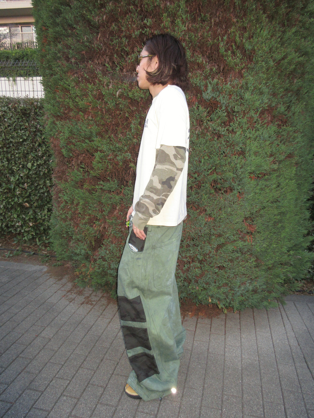 Pigment Dyed Greeny Original Baggy Jeans