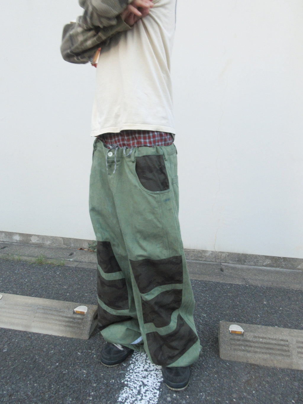 Pigment Dyed Greeny Original Baggy Jeans